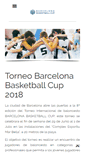 Mobile Screenshot of barcelonabasketballcup.com