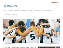 Tablet Screenshot of barcelonabasketballcup.com